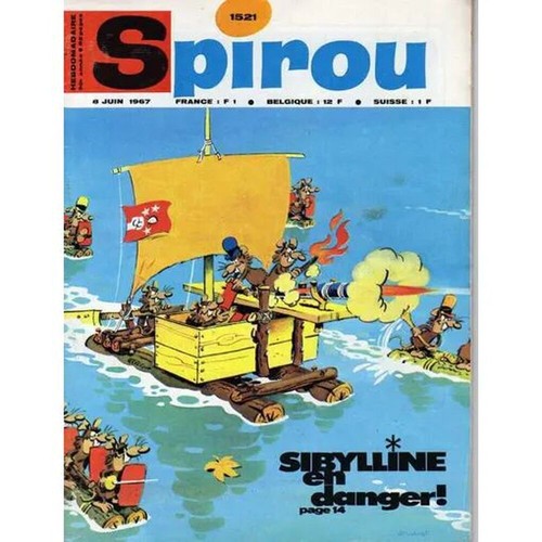Spirou hebdomadaire 1521 - spirou,