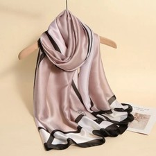 Echarpe étole satin luxueuse