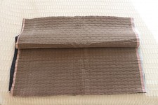 Velours matelassé terre