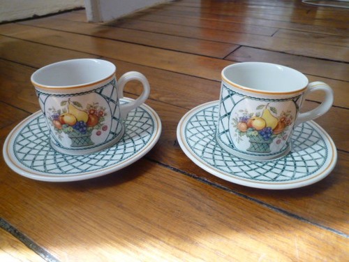 Tasses café soucoupes - 2,