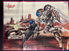 Mospeada Double Sided Poster from 1983! Robotech, Macross! Vampire Hunter D