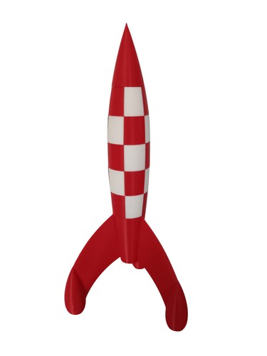 Fusee artisanale style tintin - artisanale,