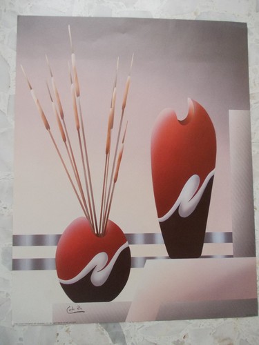 Litho 1985 bouquet joncs - de, joncs"