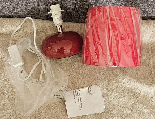 Lampe porcelaine abat - lampe, en