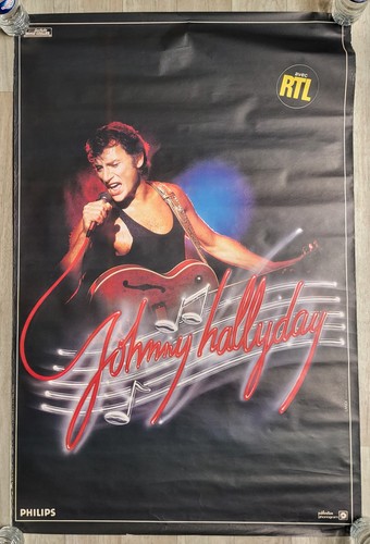 Johnny Hallyday RARE GRANDE