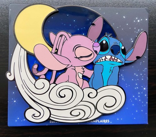 Pin disney moon stitch angel - stitch,