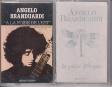 Angelo Branduardi   lot de 2   rares K7 CASSETTES audio   Tape