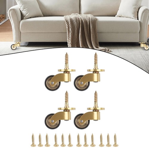 Roulettes meubles laiton - roulettes, en