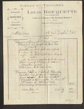 MONTPELLIER (34) SEATS & HANGINGS "Louis ROUQUETTE" tapestry in 1924