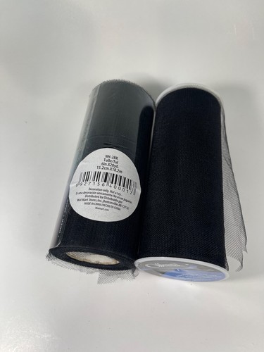 Tulle fabric black - tulle, color