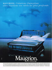 ADVERTISEMENT ADVERTISING 094 1989 MAUGRION bed furniture rattan
