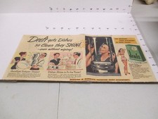 newspaper ad 1940s DREFT dish washing soap detergent lingerie woman LIFEBUOY B.O