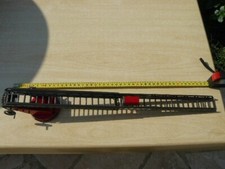 ECHELLE DOUBLE COMPLETE POUR CAMION DE POMPIER JOUSTRA ANCIEN VINTAGE