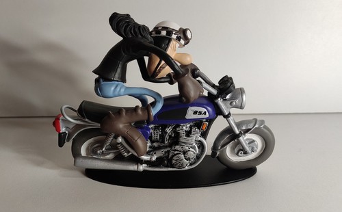 Figurine moto résine joe - en,