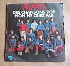 POPPYS : Des chansons Pop / Non ne criez pas 7" 45T BARCLAY 61490 plastic labels
