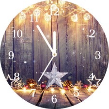 Tulup Horloge Verre Noël