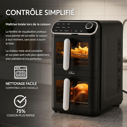 Oleio maestro air fryer - air,