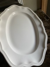 VILLEROY & BOCH MANOIR ONE OVAL SERVING PLATTER 14”