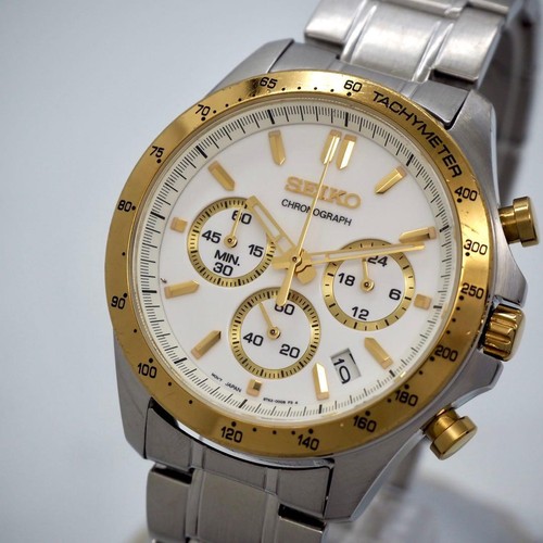 Chronographe quartz seiko - chronographe,