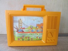  Vintage BLUE-BOX BLUE BOX ancien écran musical télévision (GJY)