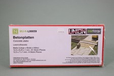CA418 DMTOYS diorama train N L00059 slabs concrete concrete slabs concrete slabs