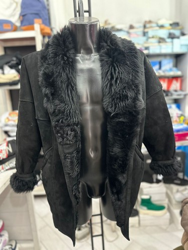 Shearling manteau peau - shearling,