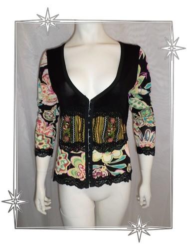 Gilet fantaisie noir - c,