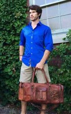 Sac en cuir de chèvre voyage