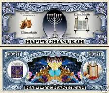 HAPPY HANUKAH! 8 DOLLAR NOTE! Hanukkah Jewish Religion Jewish Judaism Gift