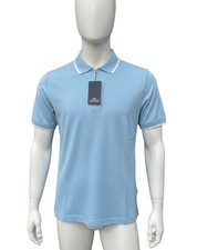 Polo Macidman Exclusive bleu ciel et blanc homme - Taille 3XL Neuf