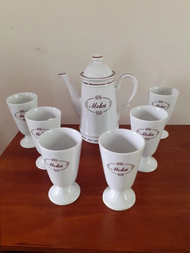 Service moka ceramique - a,