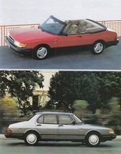 Saab 900 Turbo Convertible 16 9000 CD Turbo 2.3 Brochure Brochure 1991 4