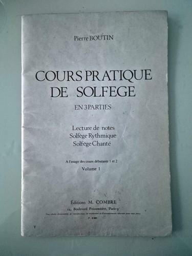 Cour solfèges 3 parties - solfèges,