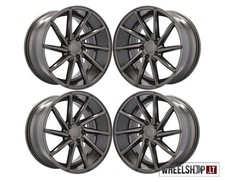 Audi VW Skoda Seat CVT style R18 5x112 jantes alliage 8j 4x 18 pouces gris ja...