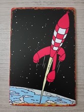 Tintin Plaque métal