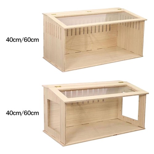 Cage bois pour - en,