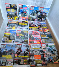 Lot 14 magazines Moto Magazine essais comparatifs scooters motos 125 HS