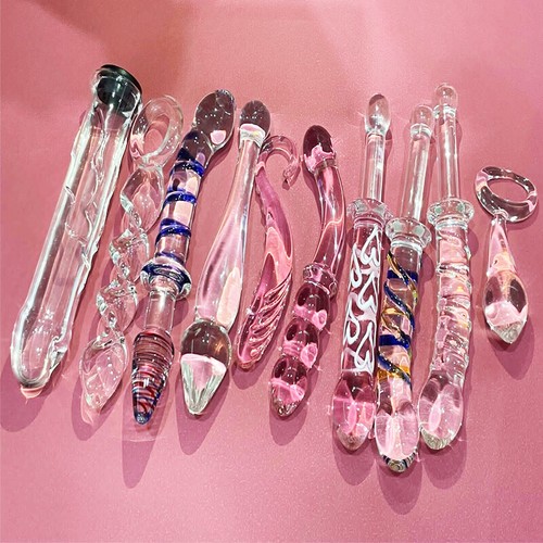 Verre cristal plug anal - plug,