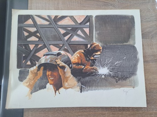 Peinture ancienne signée koyu - peinture,