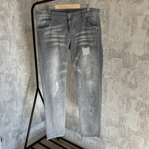 Dsquared2 distressed gray slim - distressed,