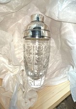 BACCARAT Vtg MCM Art Deco CRYSTAL COCKTAIL SHAKER Cointreau Lid 9 1/2” Read