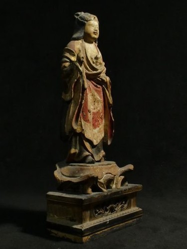 Ancienne statue bouddha - statue,