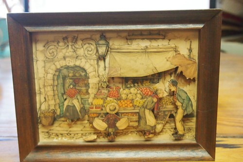 Vintage anton pieck street - anton,