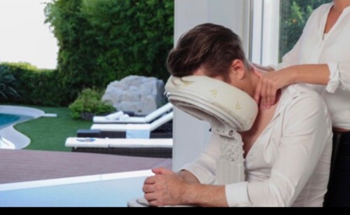 Coussin massage tetiére - coussin,