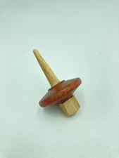 Wood spinning top