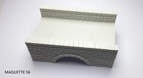 Maquette petit pont à - 1/43,