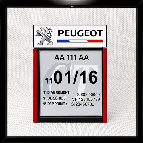 Porte vignette sticker - vignette,
