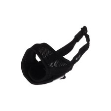 Muselière noir en nylon doux