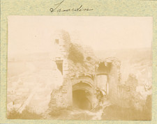 France, Lavardin, remains and ruins of the castle ca.1895, vintage citrate print v