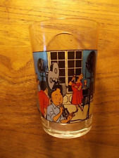 HERGE TINTIN très beau verre
